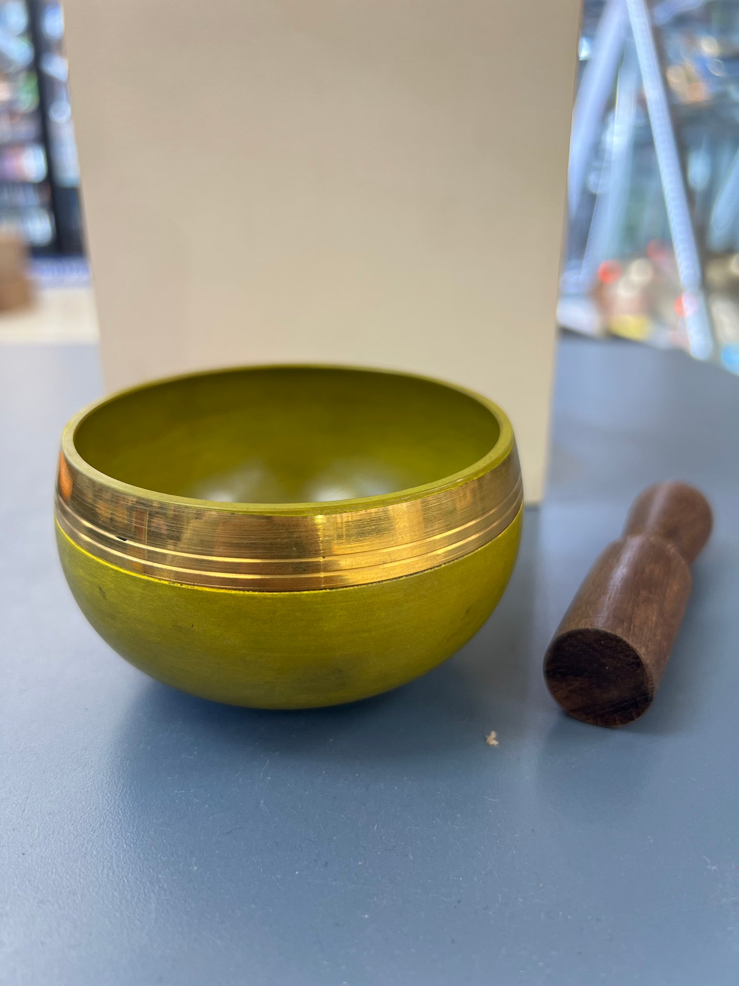 3.5 inch diameter _Singing Bowl Meditation Gift Set | Sound Healing Bowl with Wooden Striker | Handmade in Nepal | Chakra Healing Bowl for Yoga & Relaxation