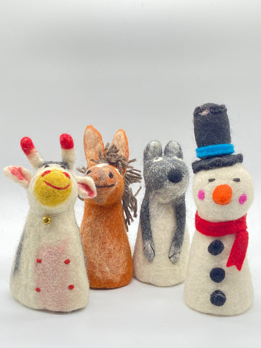 Timmur Mix Design Animal Felt Egg Cozy