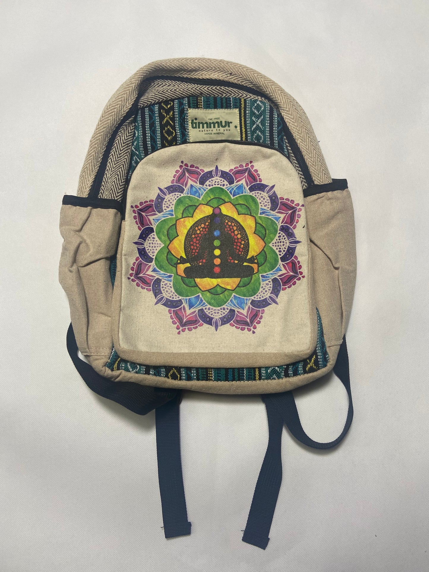 Timmur Meditation Hemp Backpack For Men & Women