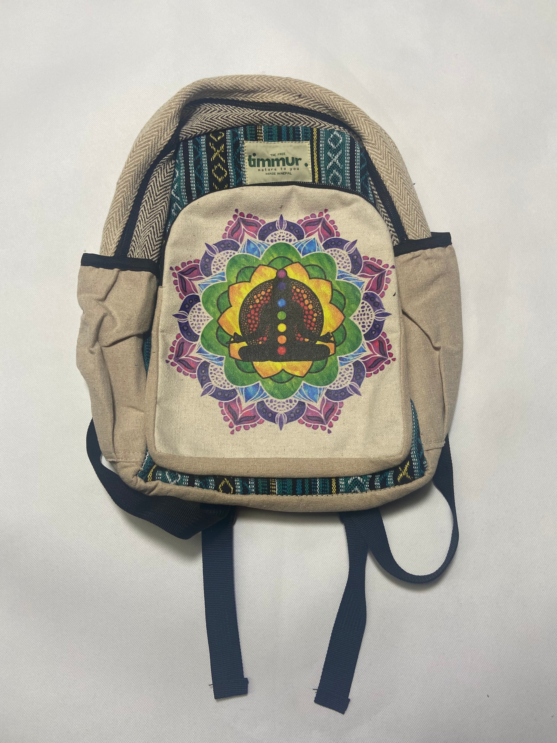Timmur Meditation Hemp Backpack For Men & Women