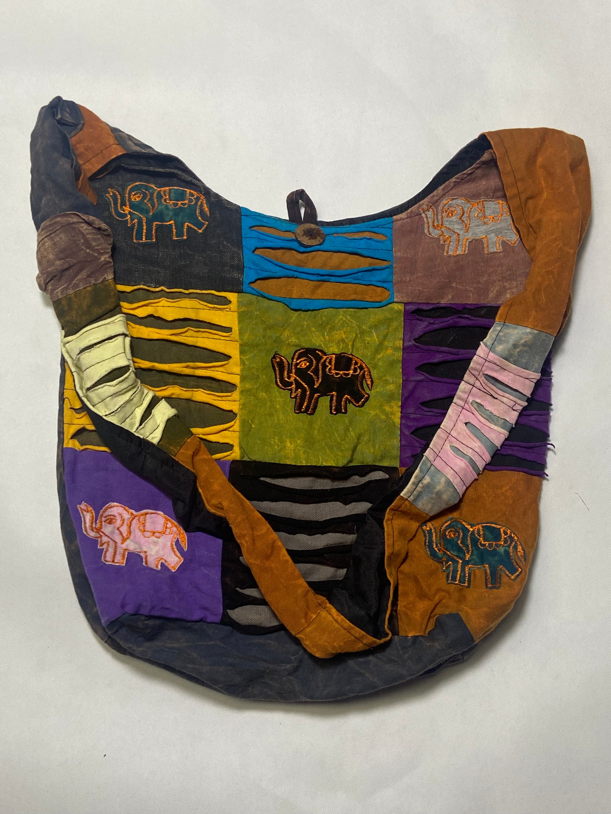 Timmur Elephant Design Jogi Hemp Bag For Women