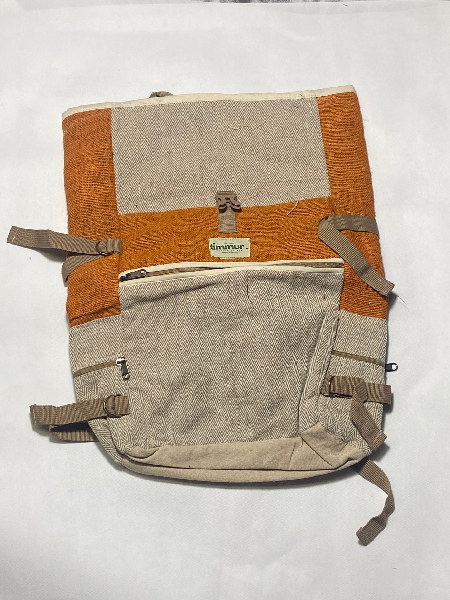 Timmur Large Trekking Hemp Backpack For Men & Women