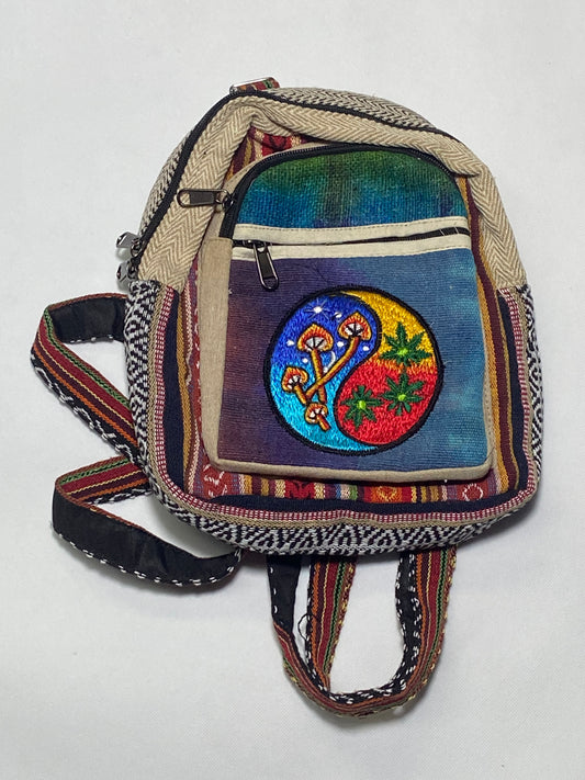 Timmur Peace Mix Design Hemp Bag For Women