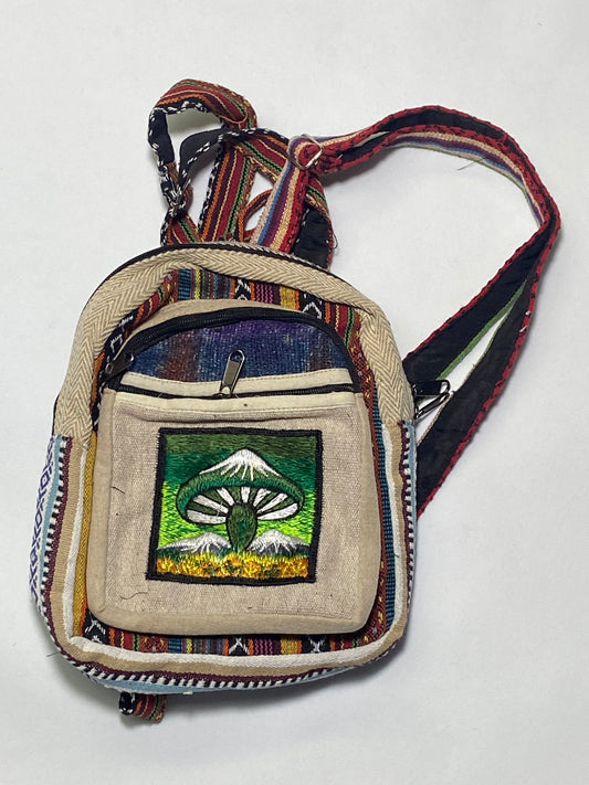 Timmur  Mushroom Design Hemp Bag For Women