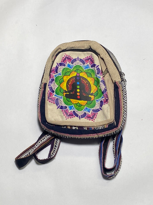 Timmur  Meditation Graphics Printed Hemp Bag For Women