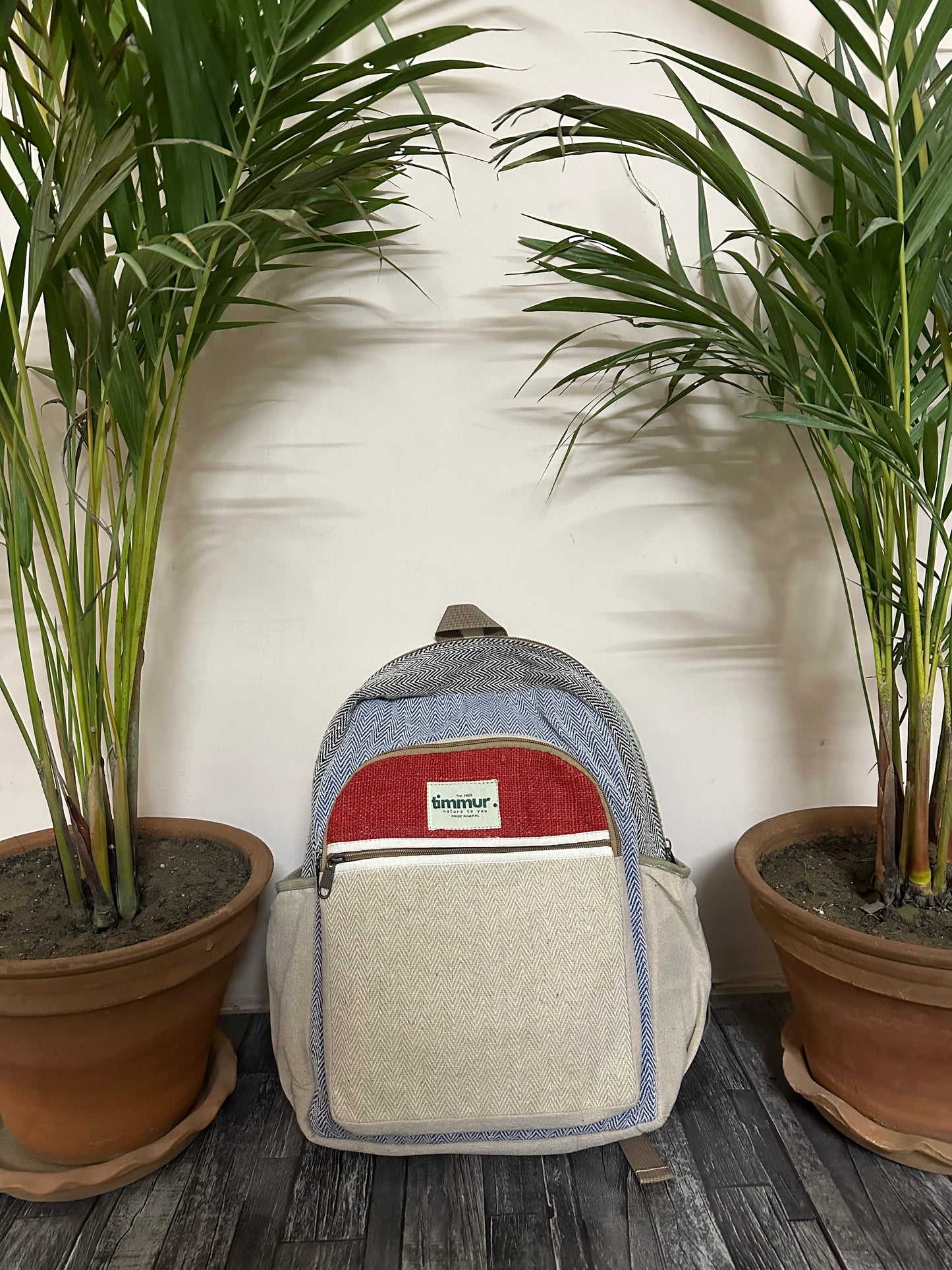 Timmur Unisex Hemp Backpack - Clean Design