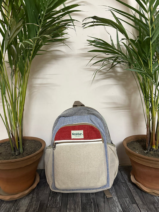 Timmur Unisex Hemp Backpack - Clean Design