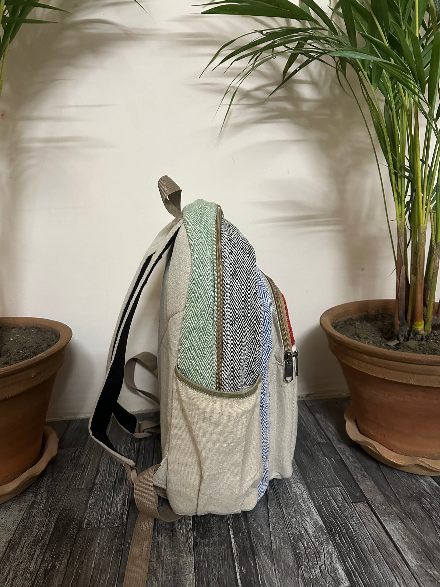 Timmur Unisex Hemp Backpack - Clean Design