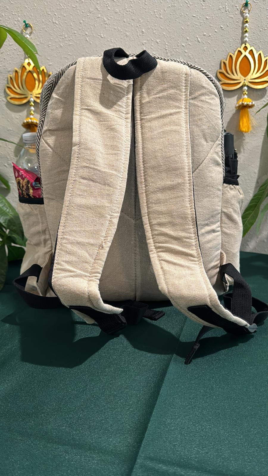 Timmur Unisex Hemp Backpack - Meditation