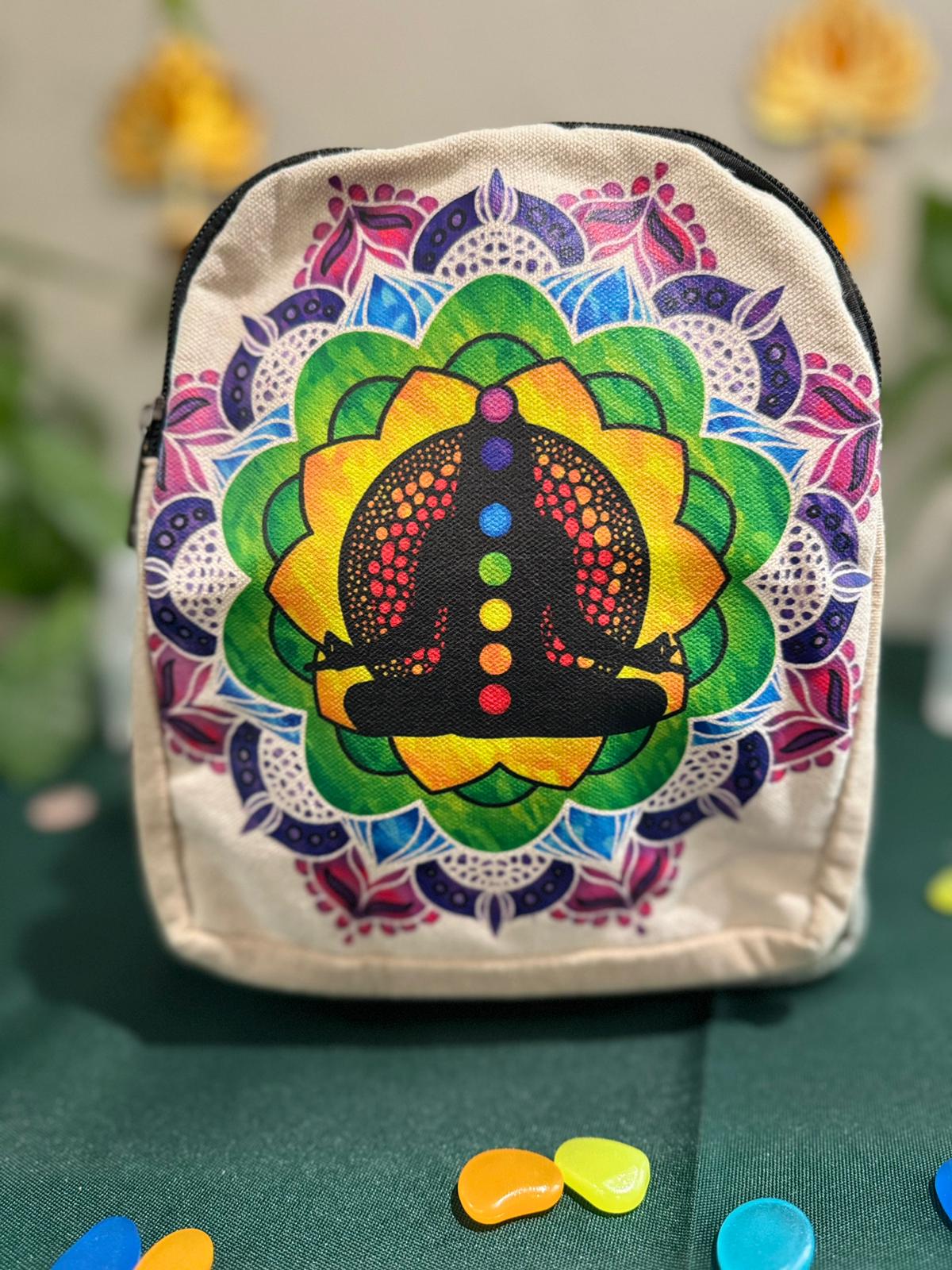 Timmur Unisex Hemp Backpack - Meditation