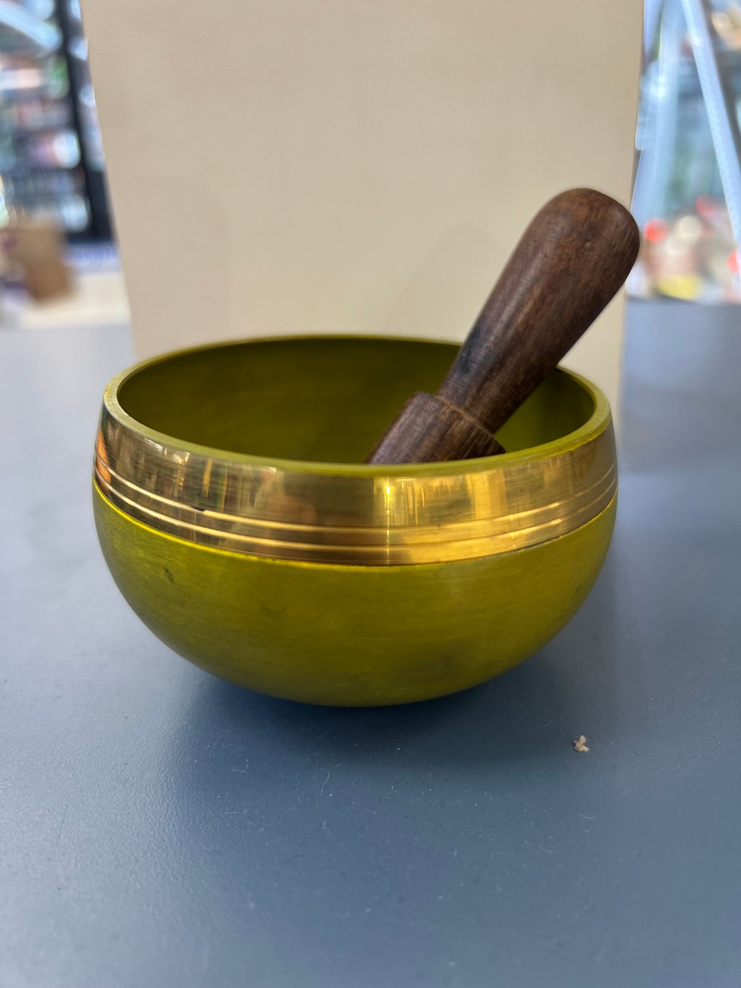 3.5 inch diameter _Singing Bowl Meditation Gift Set | Sound Healing Bowl with Wooden Striker | Handmade in Nepal | Chakra Healing Bowl for Yoga & Relaxation