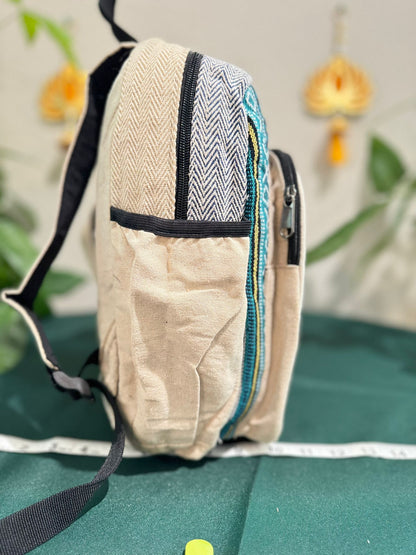 Timmur Unisex Hemp Backpack - Wolf & Moon