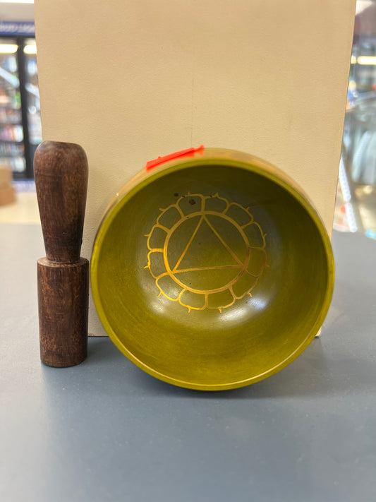 3.5 inch diameter _Singing Bowl Meditation Gift Set | Sound Healing Bowl with Wooden Striker | Handmade in Nepal | Chakra Healing Bowl for Yoga & Relaxation