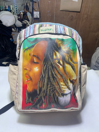 Timmur Unisex Hemp Backpack - Bob Marley