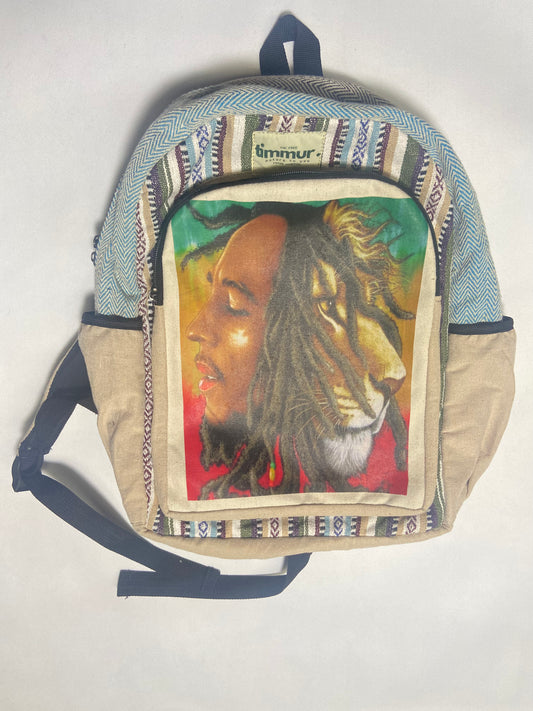 Timmur Unisex Hemp Backpack - Bob Marley