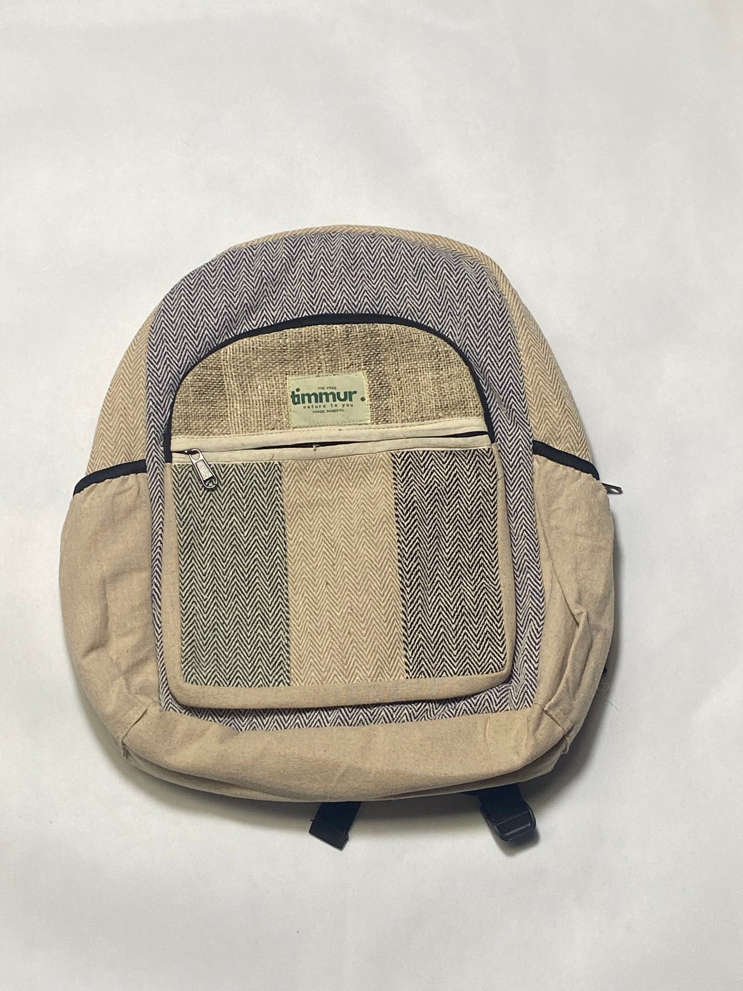 Timmur Hemp Natural Backpack For Men & Women