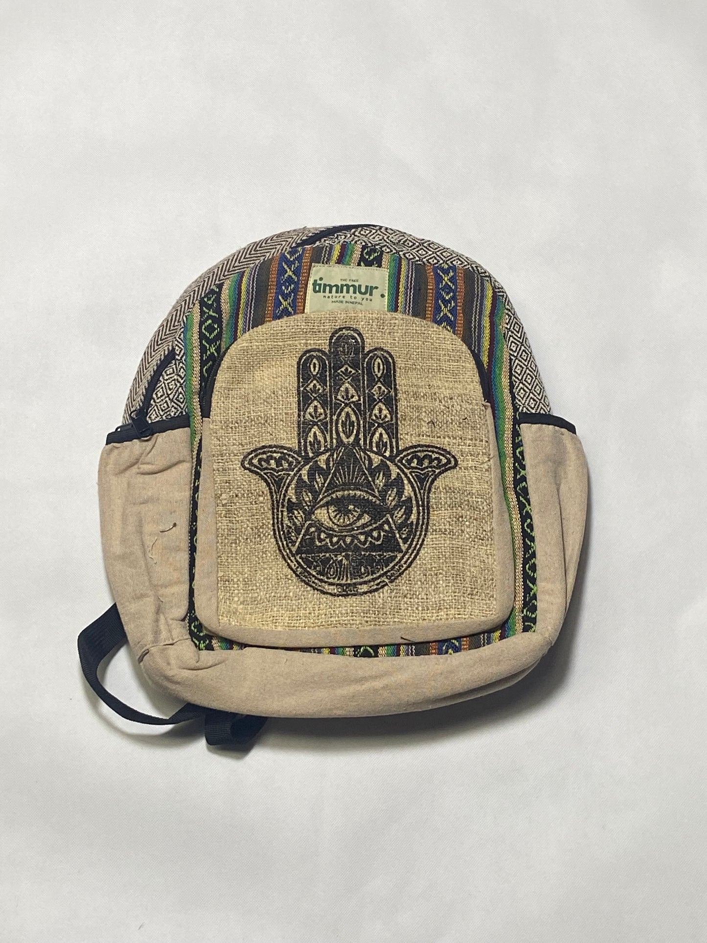 Timmur Third Eye Hemp Backpack For Men & Women