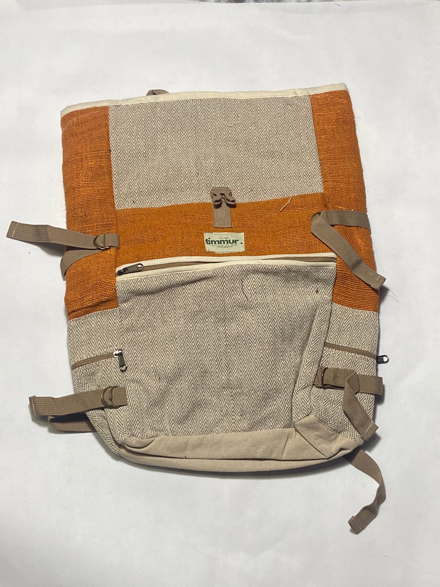 Timmur Large Trekking Hemp Backpack For Men & Women