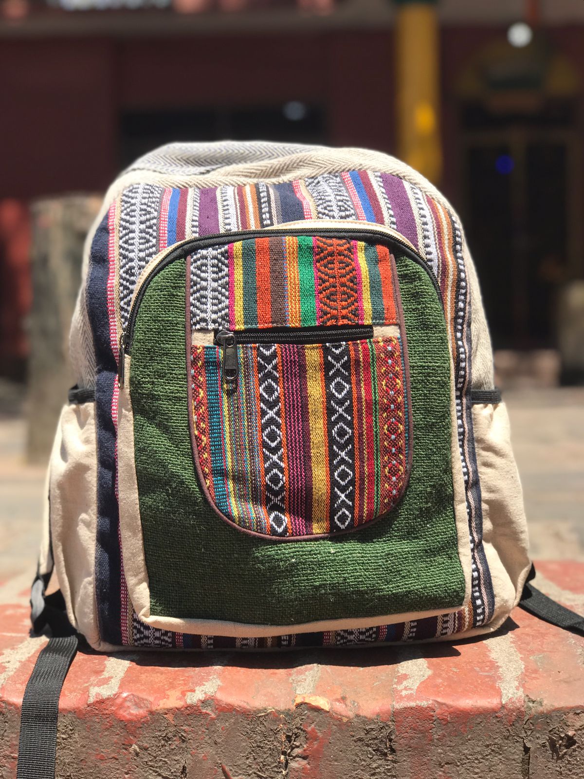 Timmur Unisex Hemp Backpack - New Mixed Design