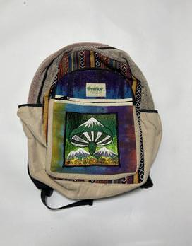 Timmur Snow Mushroom Hemp Backpack For Men & Women